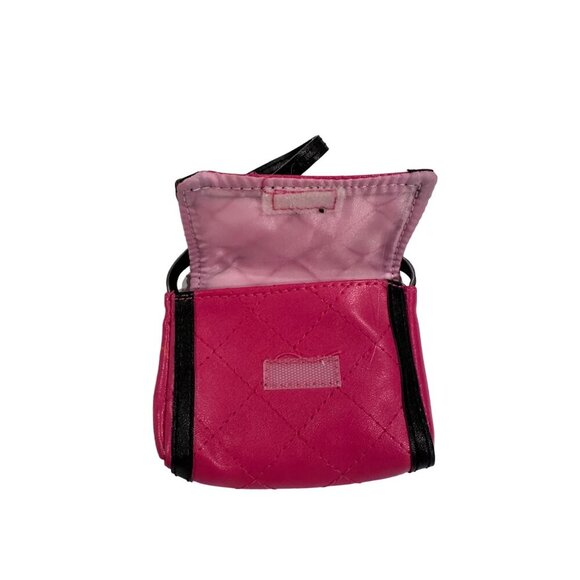 Our Generation Doll Purse Black Pink Quilted Bag Fits American Girl Dolls - Picture 6 of 8